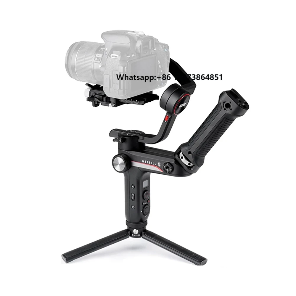 

Zhiy un Weebill S 3-Axis Compact Handheld Gimbal Stabilizer for DSLR and Mirrorless Pana Sonic LU MIX Nik on Ca Non