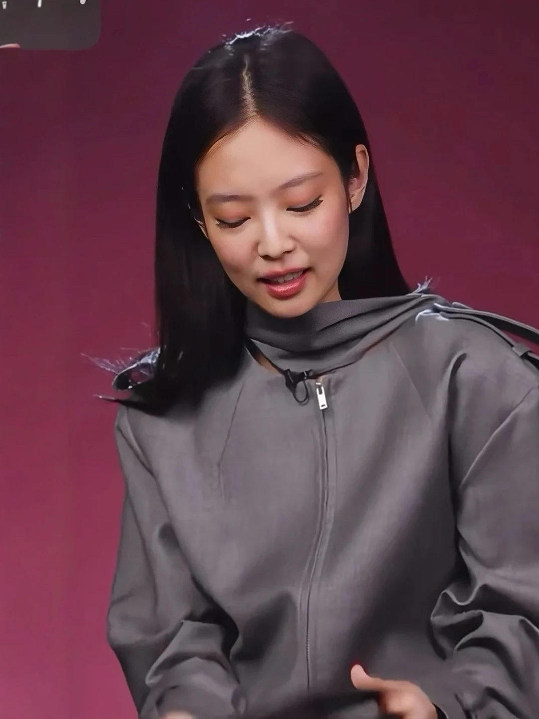 

Jennieaya Muse ey Sa Zipper Thin Jaet Scarf Collar Lightweight Luxury Suit Coat Neutral Sle Loose Fit Pure Color Cotton