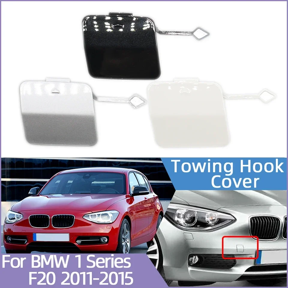 

For BMW 1 Series F20 F21 116i 118i 120i 125i 2011-2014 51117292947 Car Front Bumper Tow Hook Eye Cover Cap Towing Hauling Lid