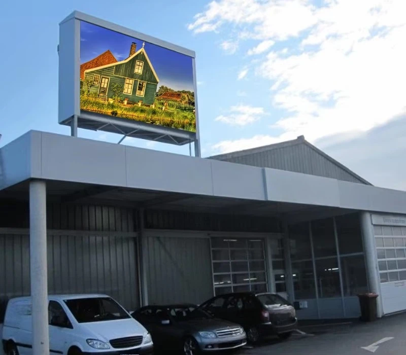 Programmable IP65 waterproof animation LED display, suitable for shops, cars, bars, hotels P5 outdoor digital screen billboards