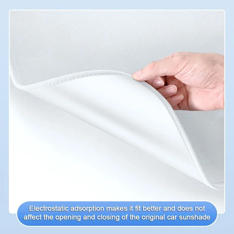 فتحة سقف ظلة ل Volkswagen VW ID.4 ID4 CROZZ 2021 2022 2023 2024 2025 ملحقات أقنعة كوة الامتزاز الكهروستاتيكي #5