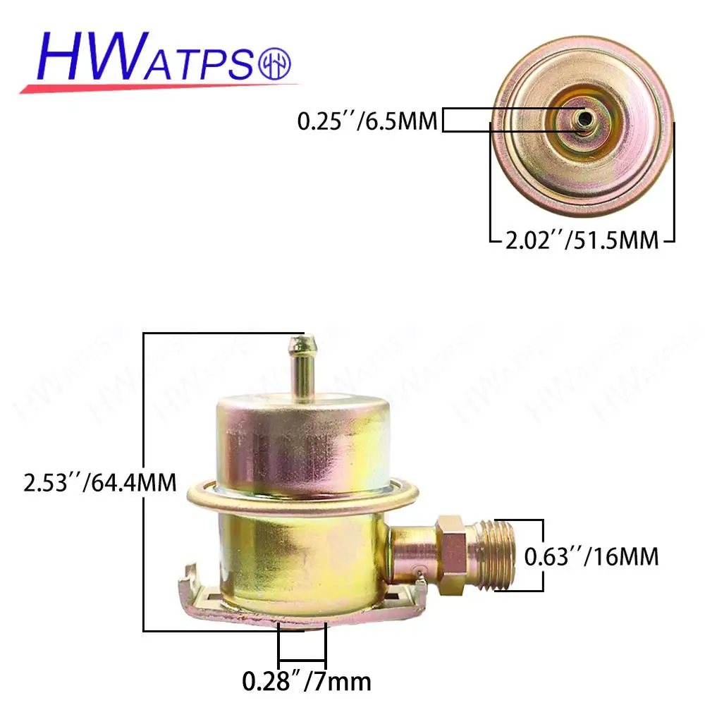 Fuel Injection Pressure Regulator For Porsche	911 924 944 Petrol Coupe Petrol Convertible Targa Renault 25 0280161018