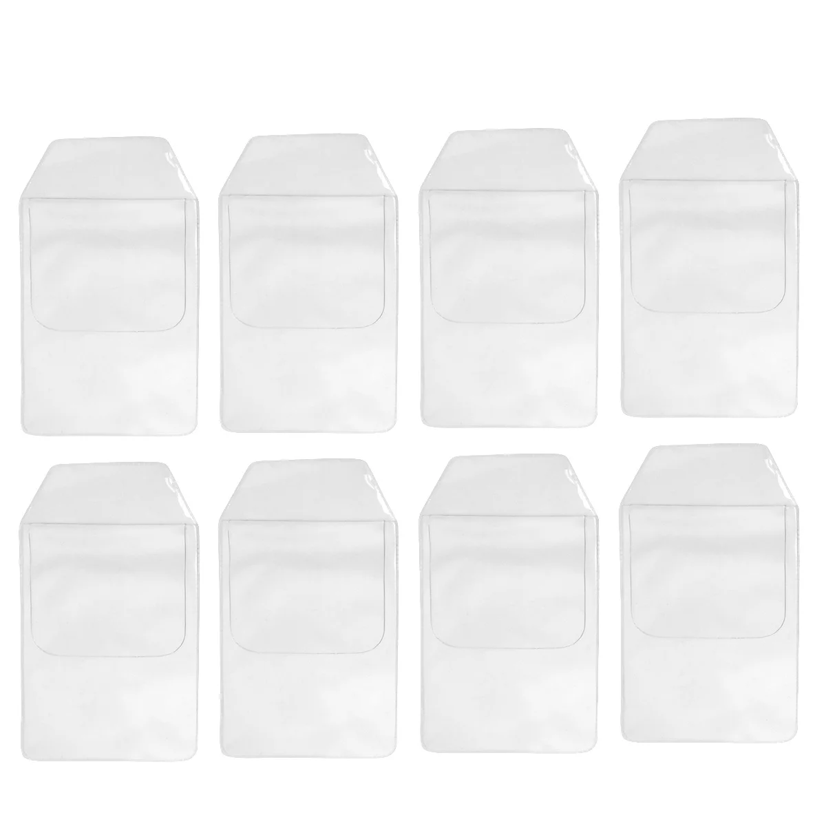 

8 Pcs Pen Case Waterproof Pouch Documents Protector Clear Sleeves Medical Pencil Protectors