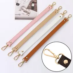 1PC 36cm Short Shoulder Strap Replacement Belt Artificial PU Leather Bag Handle For Handabg Casual Purse Straps Bag Accessories
