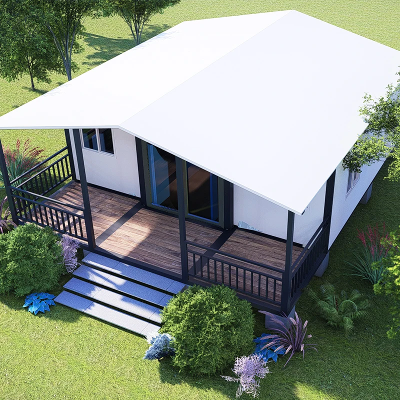 40FT Customized Prefab Folding House - Composite Material 3 Bedrooms Kitchen Bathroom Modern Luxury Container Villa