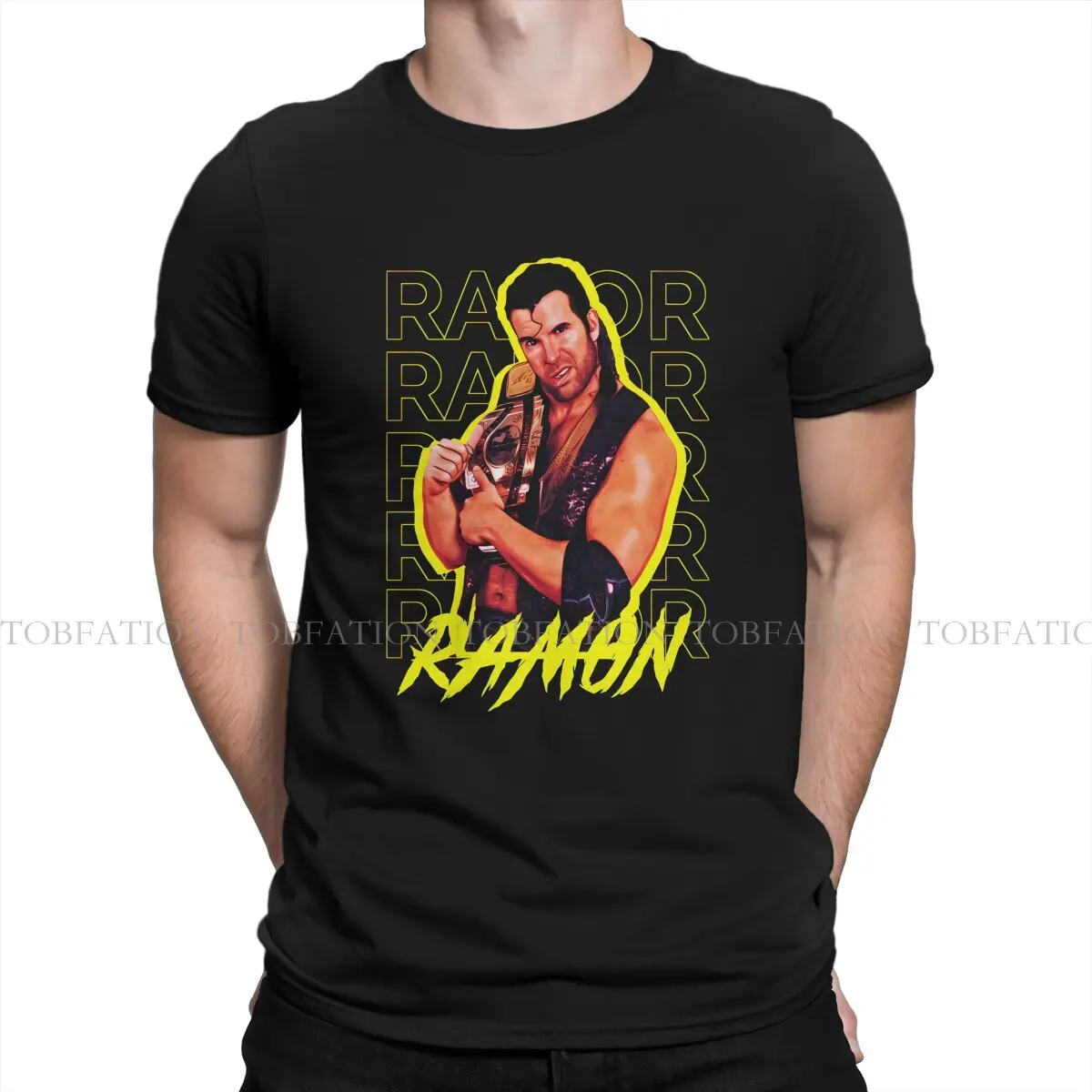 The Bad Guy Vintage TShirt For Men Razor Ramon Clothing Style T Shirt 100% Cotton Printed Loose Creative Gift