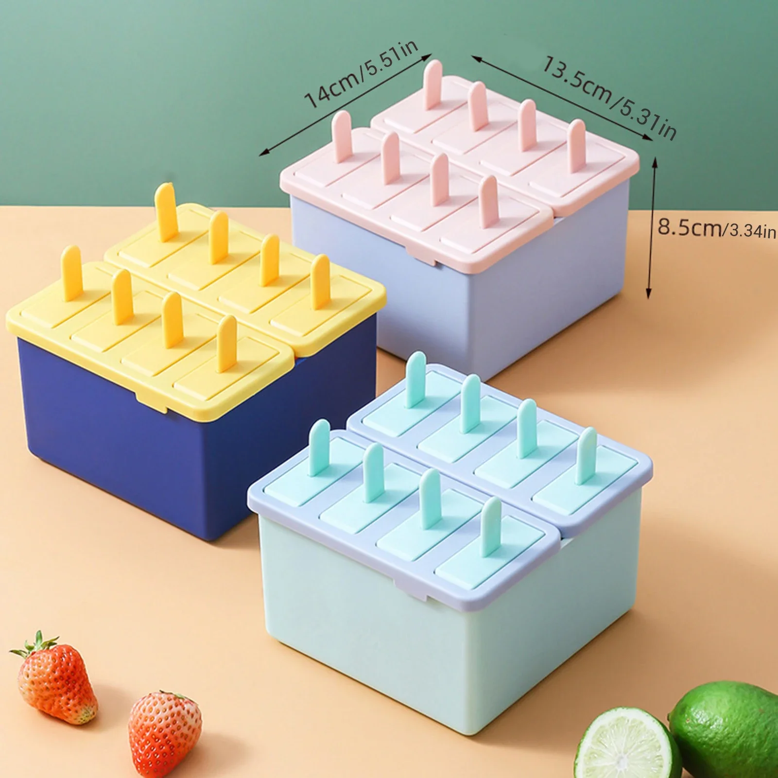 

DIY Ice Mould Popsicle Maker Molds 4-8cell Easy to Release Ice cream Mold Pop Maker kitchen tools for Childrens Day gift Ice cup