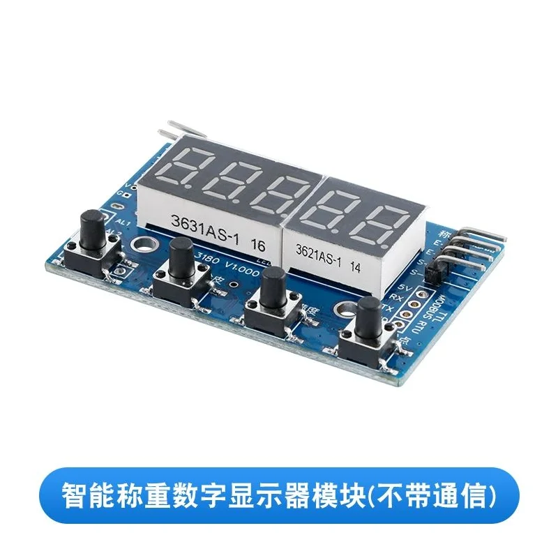 1PCS Intelligent weighing sensor module display instrument electronic scale 24 bit weighing instrument TTL serial Modbus New