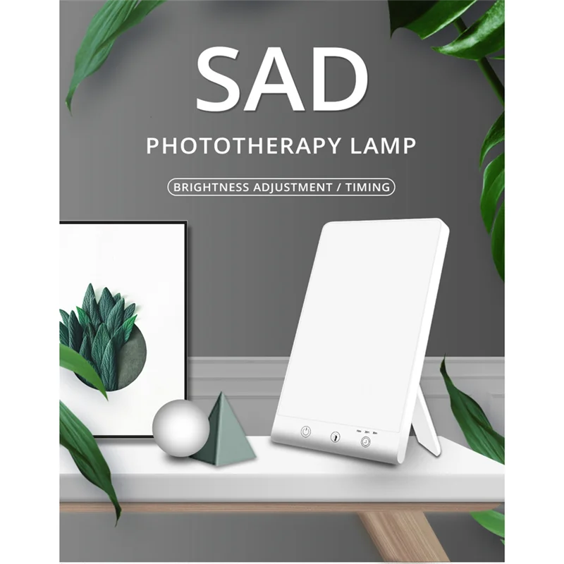 

1Set Light Therapy Lamp Touch Dimmable Night Light Timer Function For Home/Travelling-BAAX