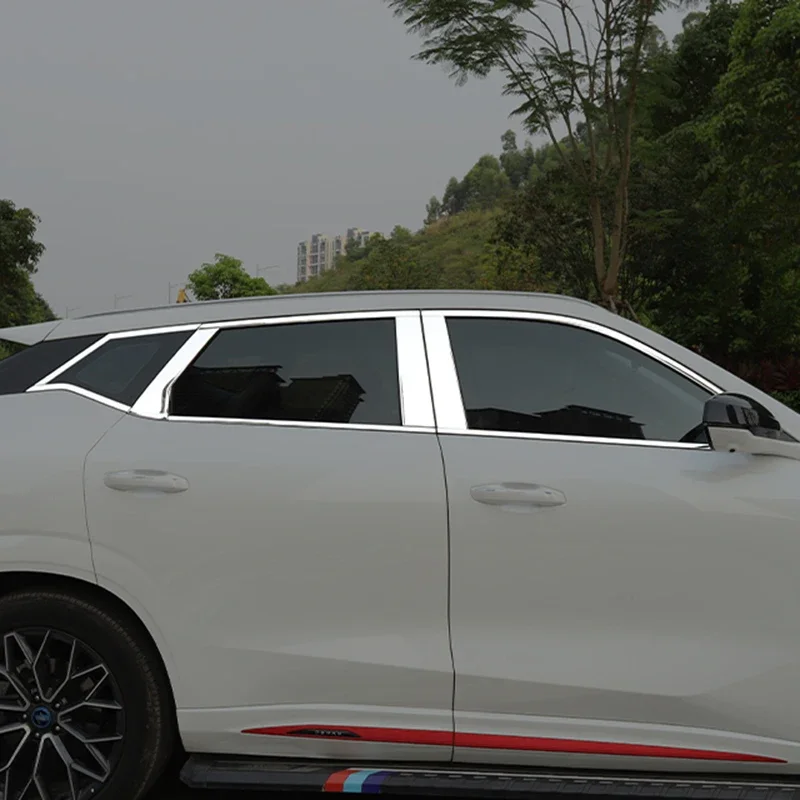 6/12/18pcs for Changan OSHAN Z6 2022-2024 IDD Window Trim Stainless Steel Window Frame Decoration