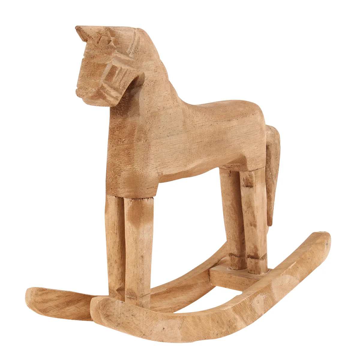 Hot Carving Wooden Rocking Horse DIY Handmade Crafts For Children Kids Birthday Decoration Childhood Gift Home Decor A3