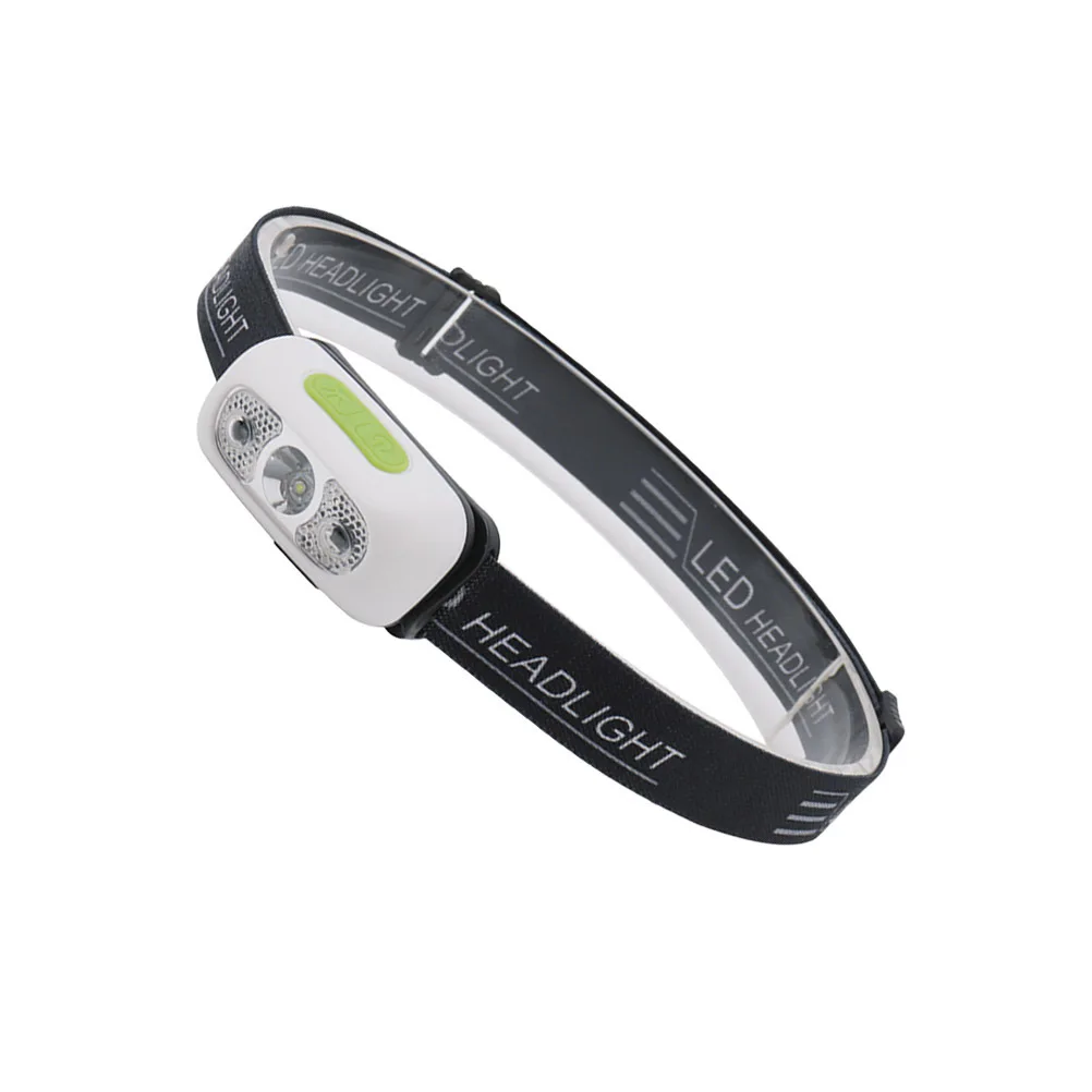 

1pc Usb Charging Headlight Led Rechargeable Light For Night Fishing Hunting Camping Outdoor Safety Illumination Visual Warning