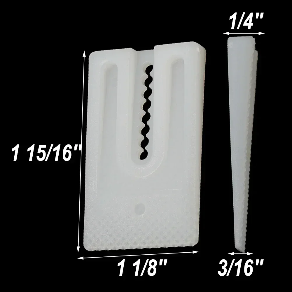 Wedge Gasket 8pcs Toilet Shims Get Perfect Heights with White Toilet Leveling Shims Multi Purpose Design (8pc)