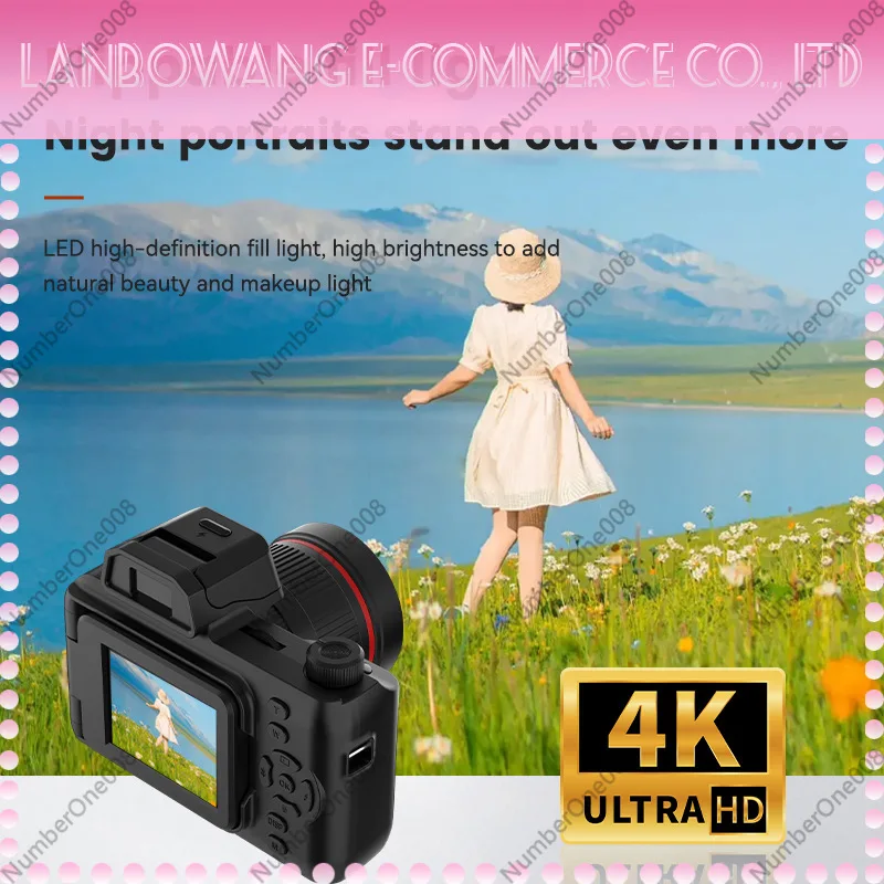 Hot Selling HD Digital Vintage CCD Instant Camera High Definition Selfie Long Zoom Portable Camera for Travel