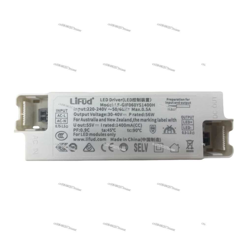 Lifud LED Driver 60W 1400mA DC 25-42V AC220-240V LF-GIR060YM1400H Lighting Driver Panel/Down/Track Light Driver GIR060YS1400H