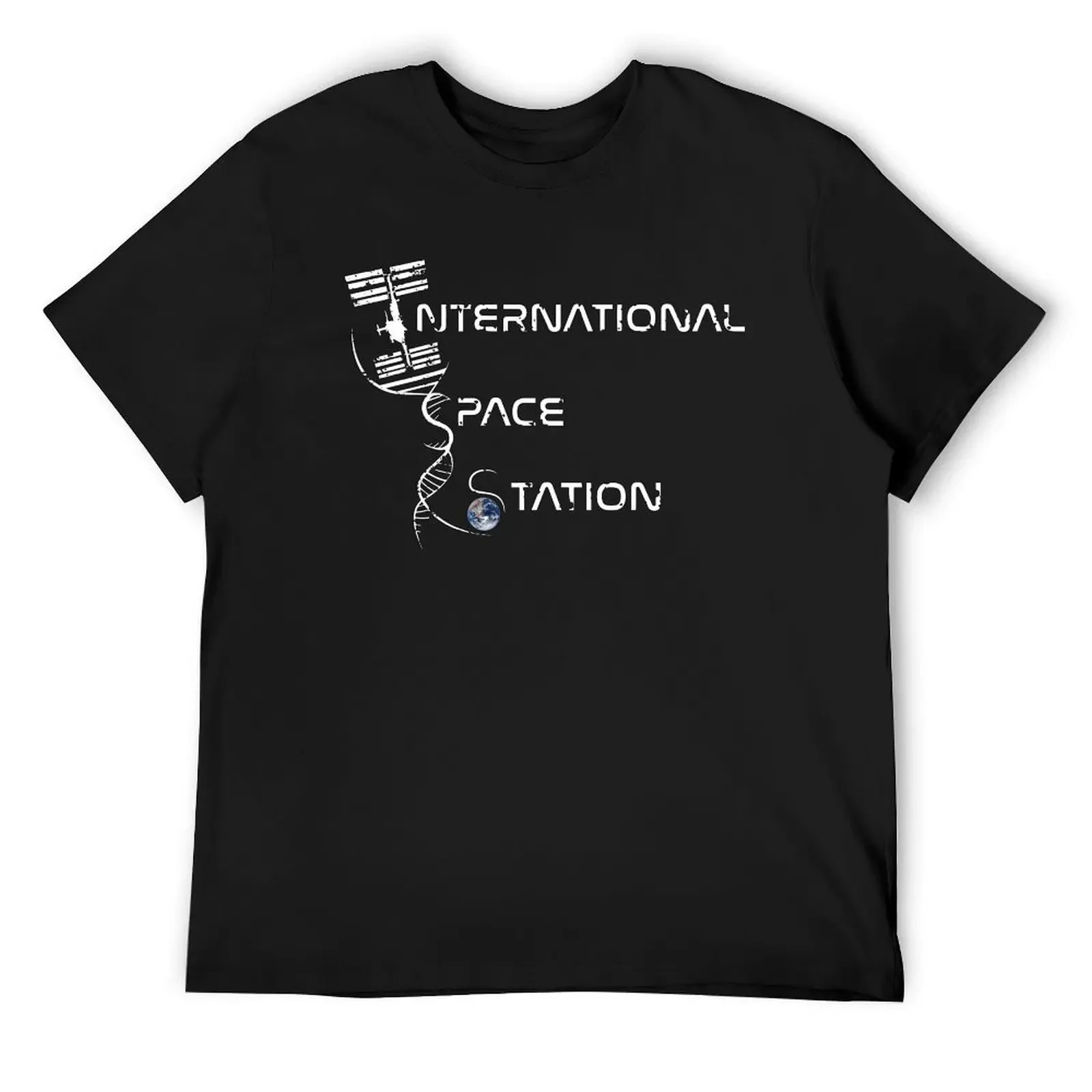 International Space Station T-Shirt essential t shirt graphic shirts designer t shirt men