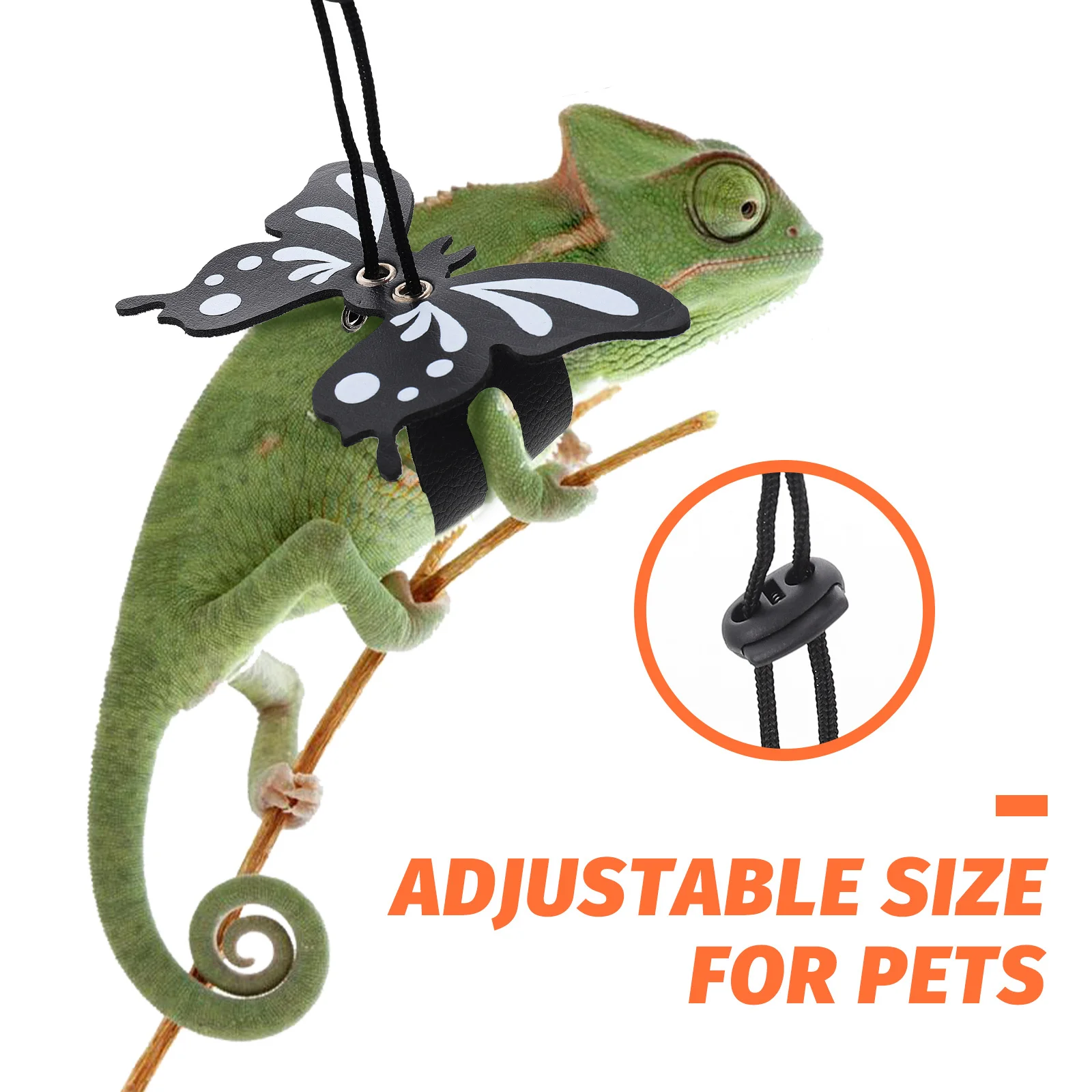 

1Set Lizard Leash Compact Lightweight Reptile Harness for Bearded Dragon Gecko Adjustable Pet Traction Rope Walking Outdoor