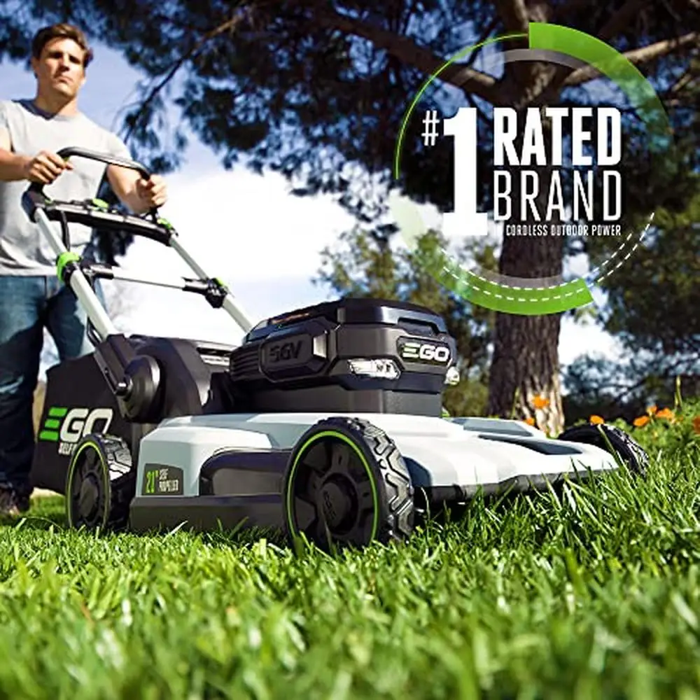 56V Lithium-Ion Electric Self Propelled Lawn Mower 21