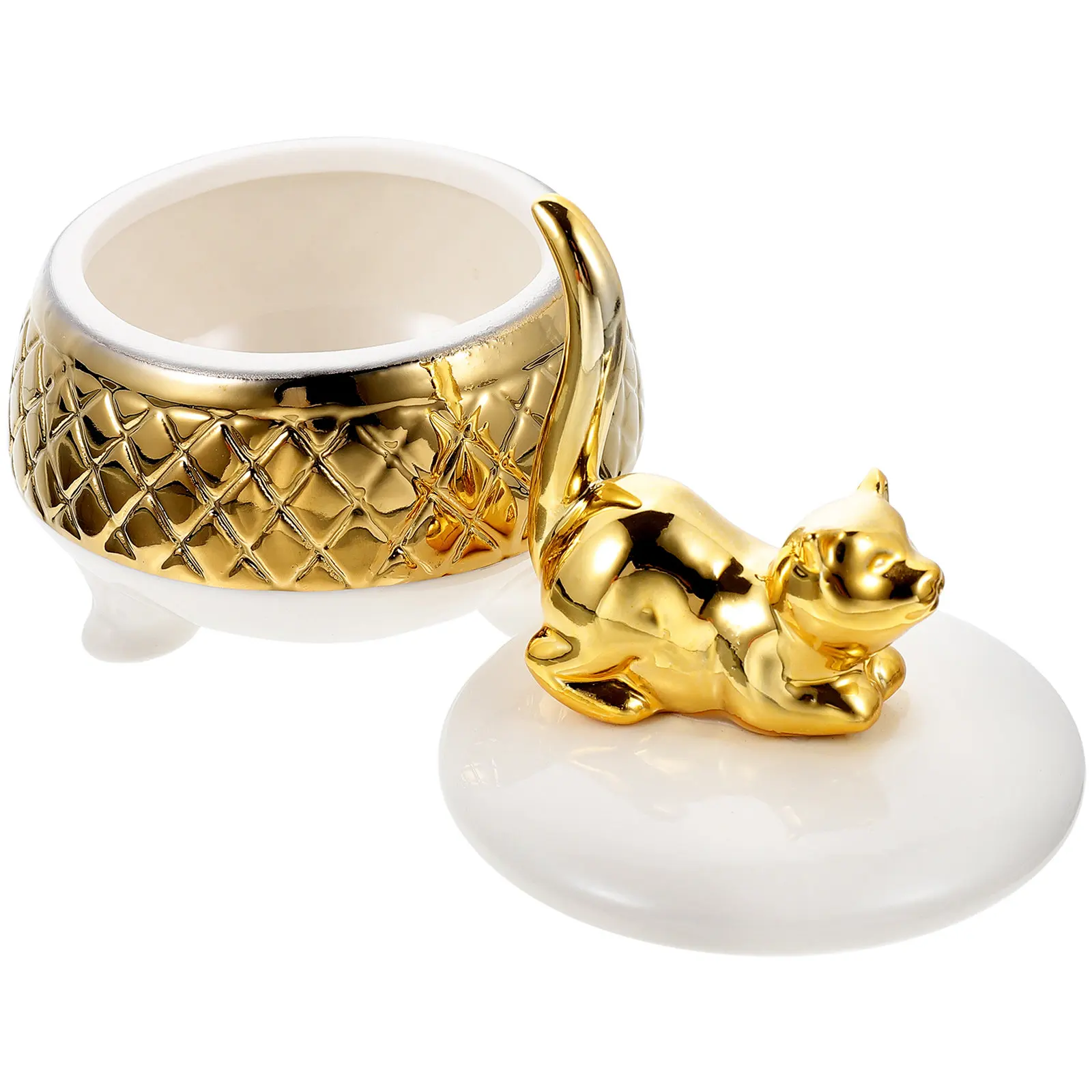 Ceramic Animal Style Jewelry Box Removable Lid Jewelry Organizer Charm Holder Ring Necklace Earrings Home Decoration