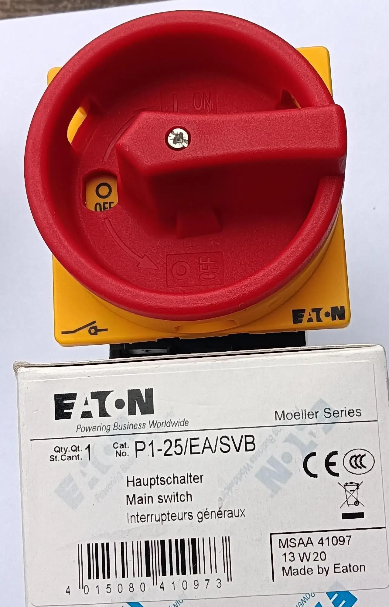 New Original Eaton P1-25/EA/SVB load isolation switch