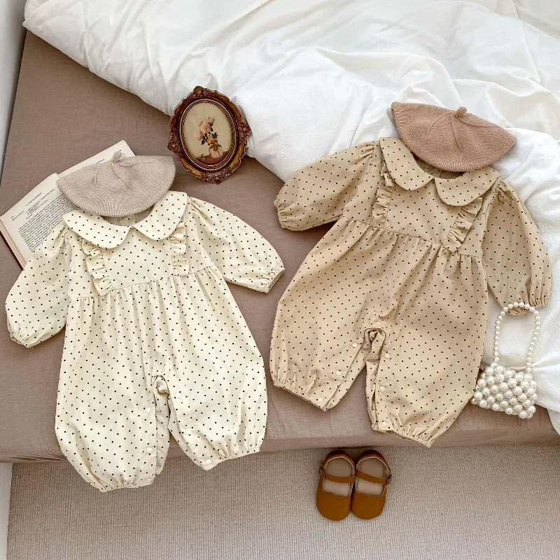 Baby Jumpsuit Long Sleeved Clothes for Male and Female Babies in Spring and Autumn Newborn Outdoor Climbing Clothes