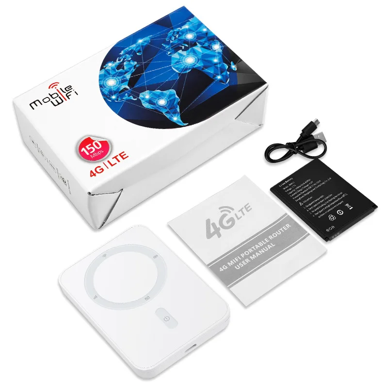 DBIT Lte Router Portable Modem 4G Wifi SIM Card Wireless Hotspot Wifi Router Plug and Play Supports Multi-Device Connections