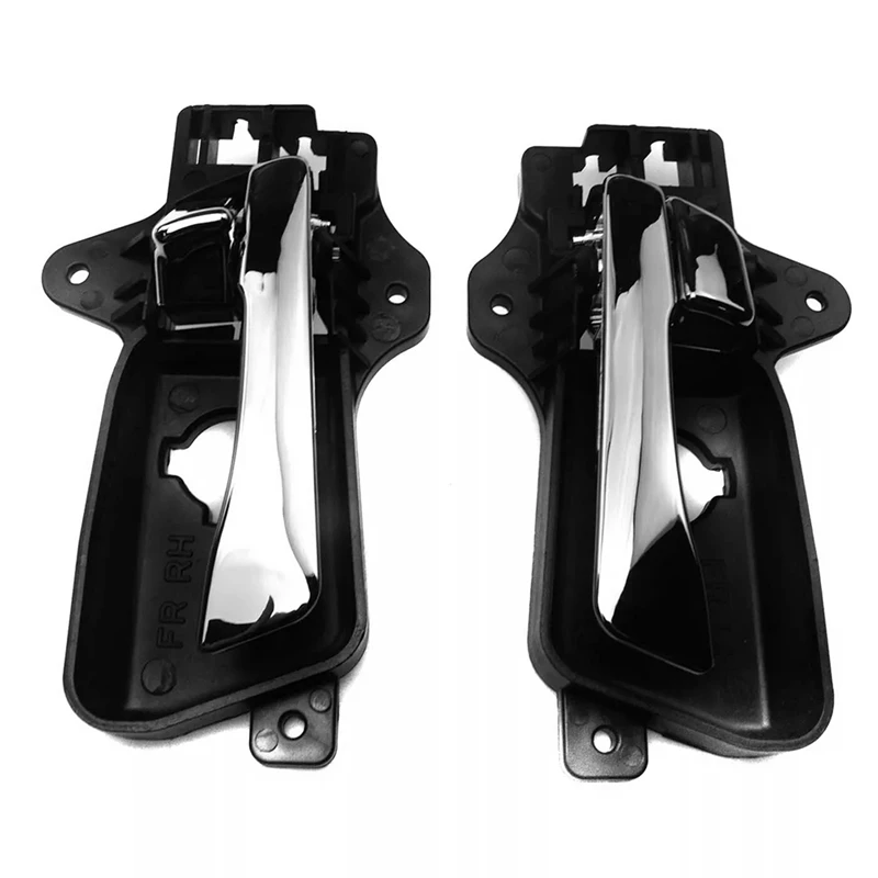 1Pair Front Door Inside Handle Chrome For Hyundai Elantra I30 I20 I Kia CEE\'d 82610-2L010 82620-2L010 Interior Door Pull
