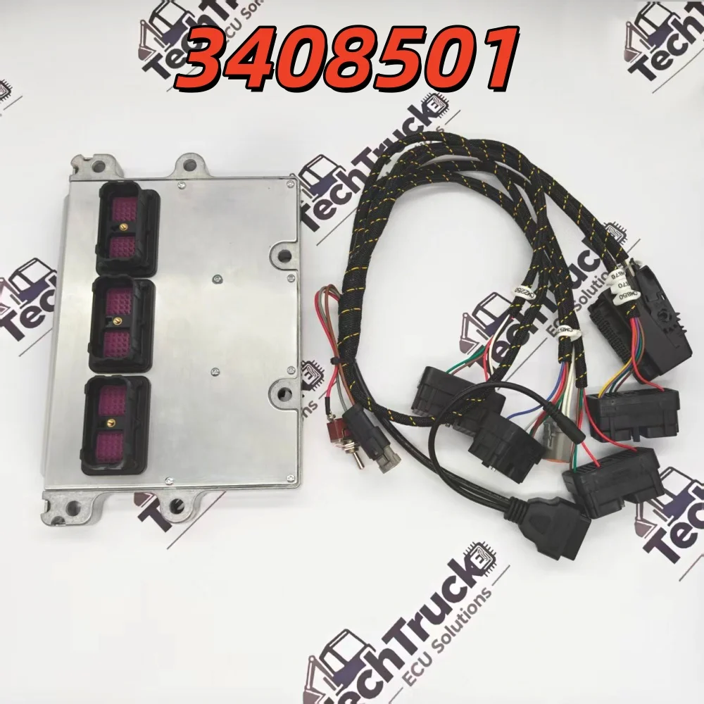 

3408501 ЭБУ с программирующим кабелем для Cummins ISM11 QSM11 ISX15 QSX15 ISM11 Компьютерный модуль дизельного двигателя ECM CM570 CM876 P3408501