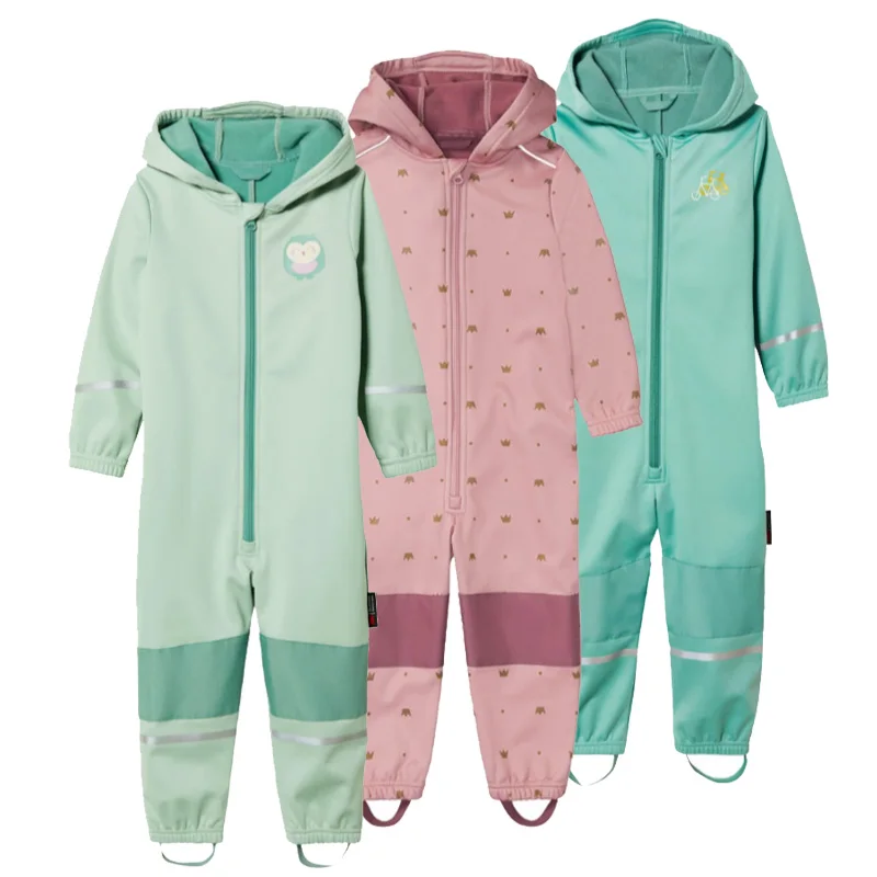 Children's Spring Autumn Outdoor Overalls Windproof Waterproof Out-of-stock Sale Kids' All-in-One Suits for Outdoor Activities