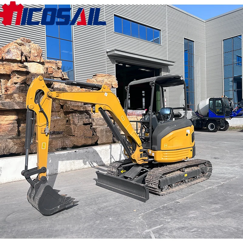

Nicosail Compact 3 Ton Mini Excavator Euro 5 CE Certified Hydraulic Crawler Digger for Garden Construction Jobs