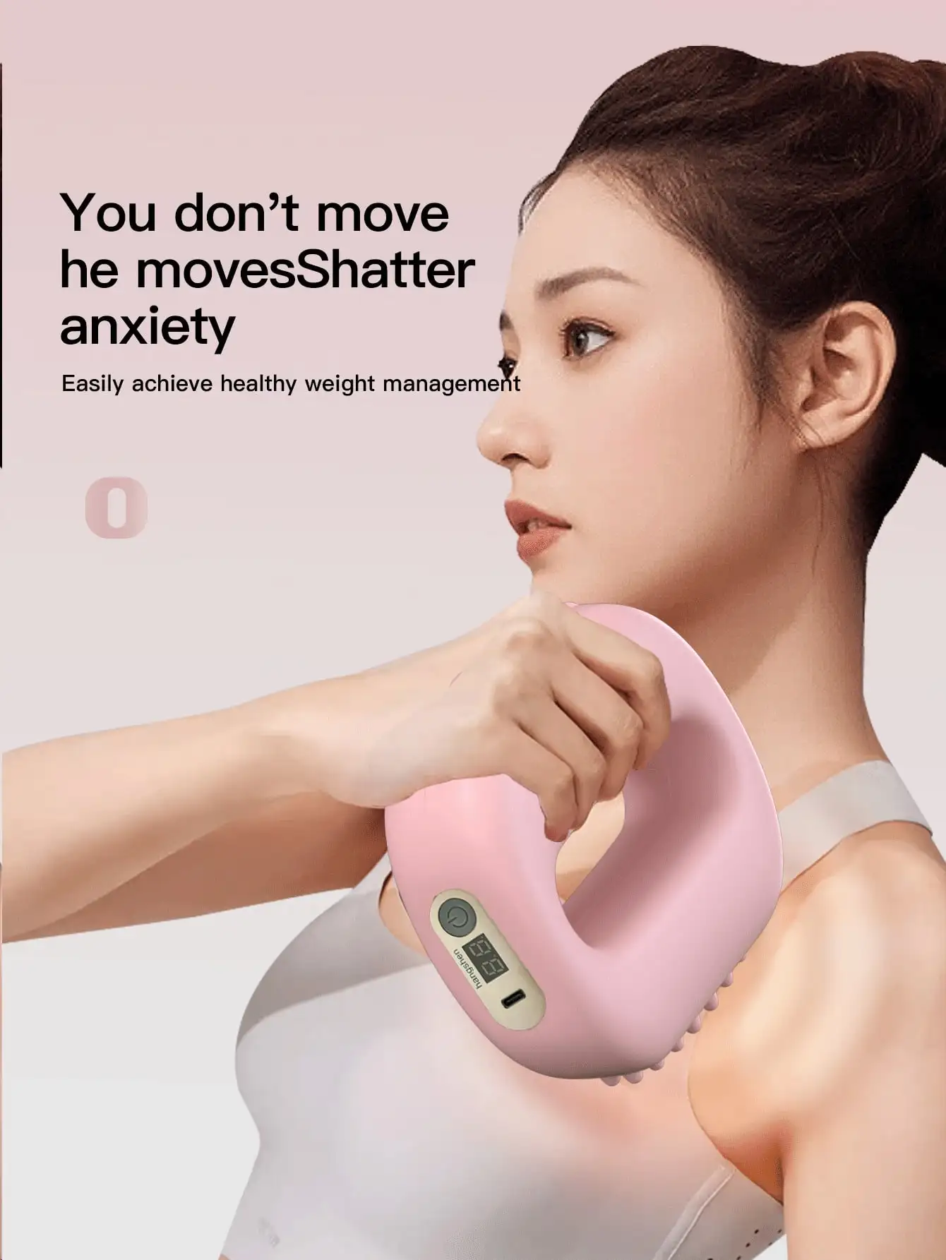 2026 Fascia Ring Professional Grade Rechargeable Vibration Fat Burning Massage Ring Waist Abdomen Fat  Rechargeabl