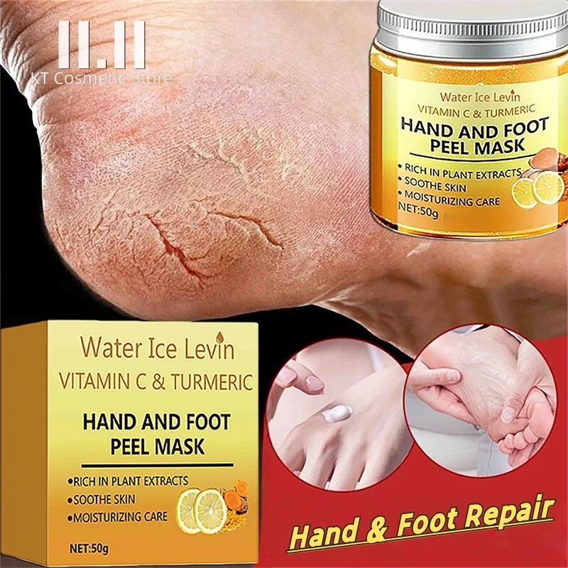 Collagen Hand Mask Whitening Knuckles Joints VC Turmeric Moisturizing Nourishing Feet Hand SPA Skin Care Beauty Health Korean