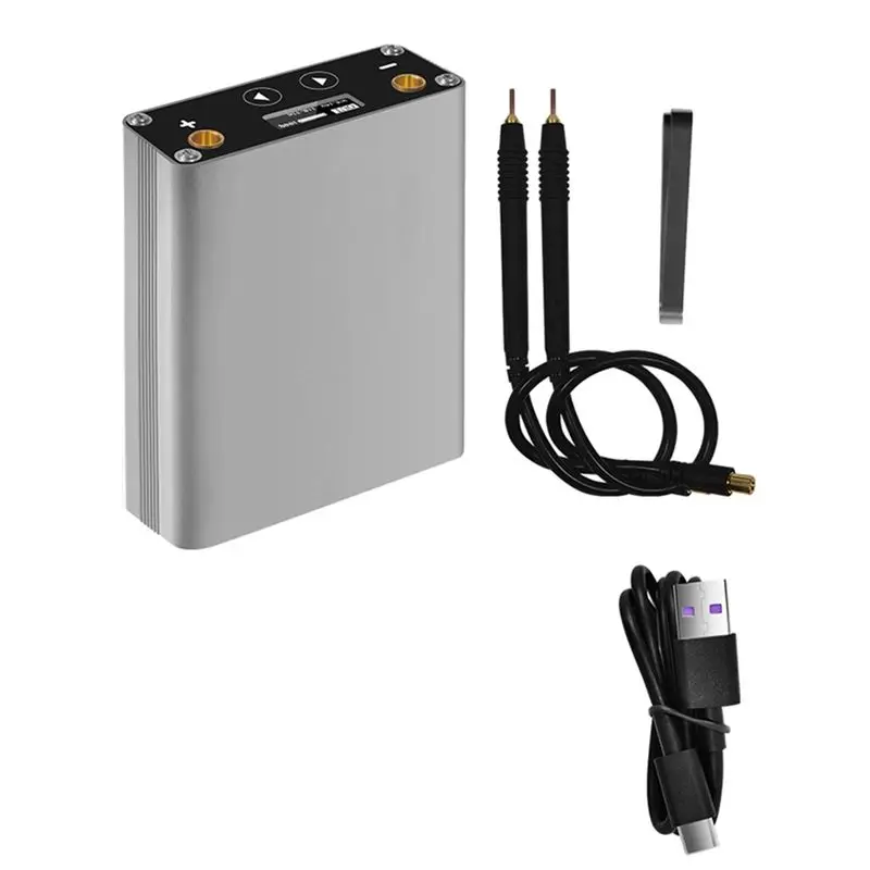 ABWZ-Spot Welder Adjustable 30 Gears OLED Screen 5000Mah Lipo Include For Max 0.15Mm Nickel Strip Portable Spot Welding DH-30