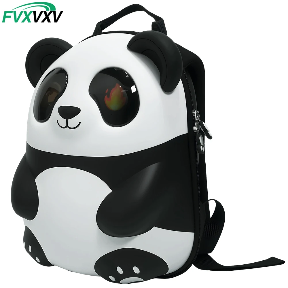 1pcs-rigido-impermeable--mochila-shell-panda-para-ninas-con-bluetooth--programable-diy-vinculado-completo--pantalla-con-ojos-led-de-colores-casual-pequena