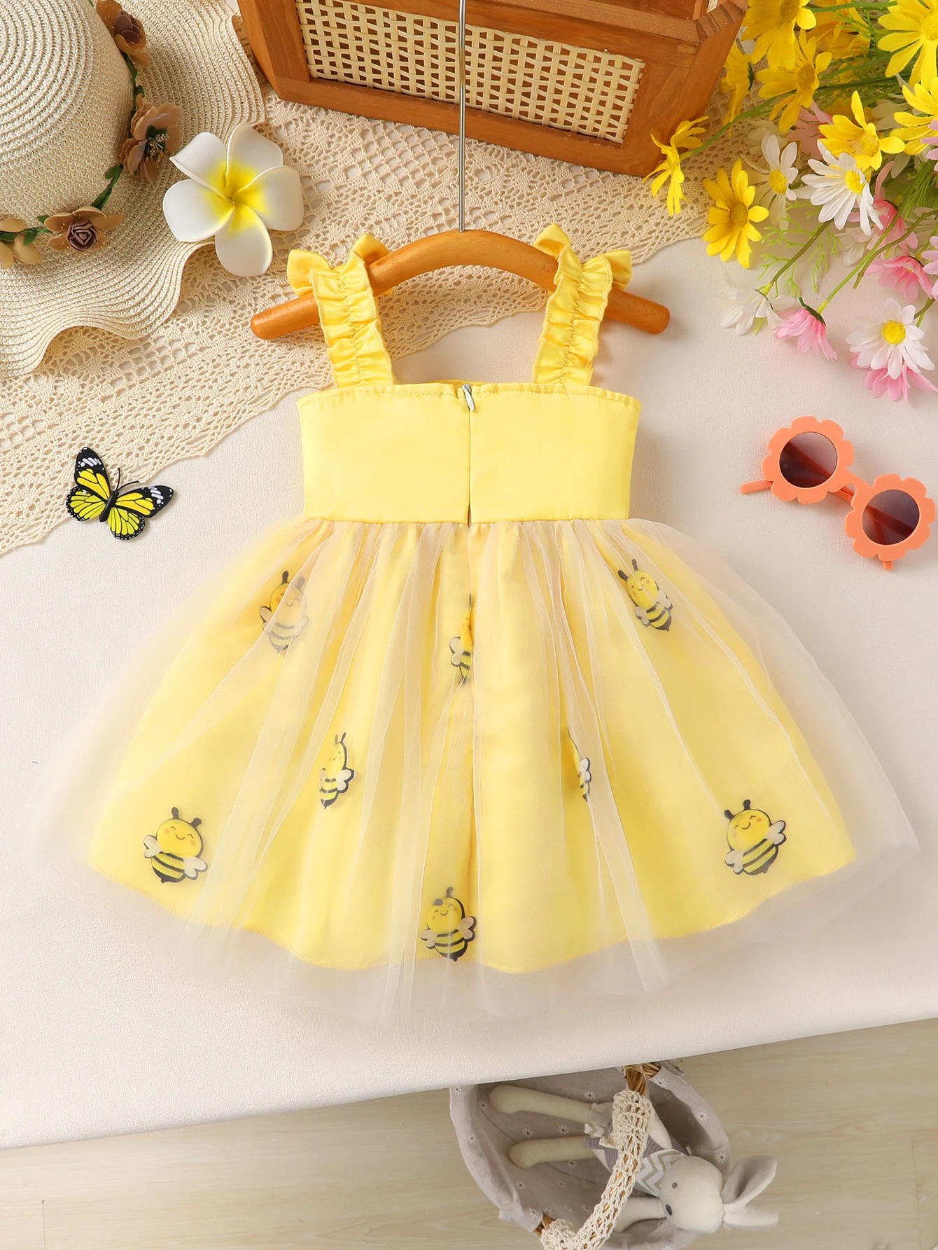 Zoete babymeisjes zomerjurk me - Baby Clothing Yellow recensie en prijs