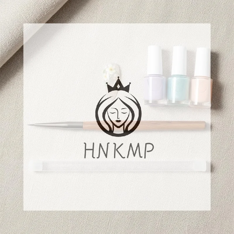 Sandalwood Nail Art Design Pen Painting Detailing Brush for Outlining and Carving Suitable for Gel Polish and Acrylics