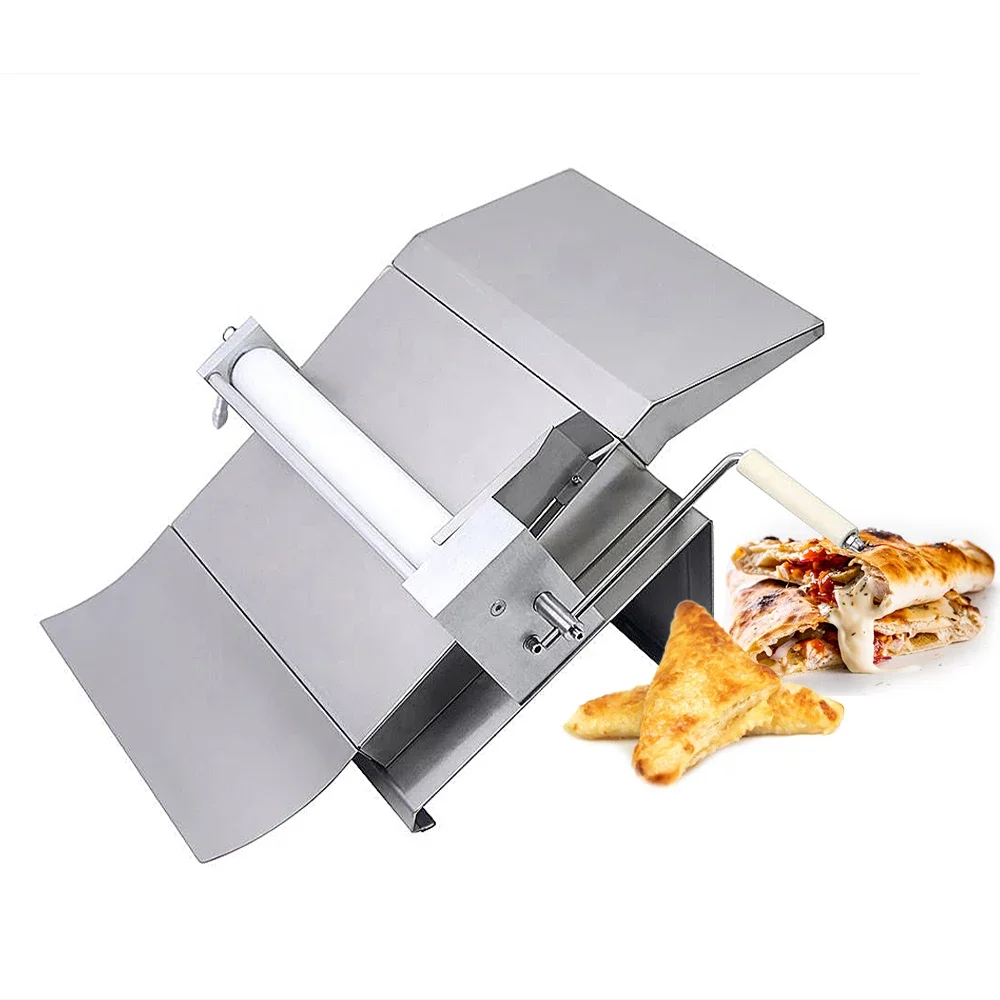 Desktop Croissant Bread Fondant 400Mm Length Dough Roller Food Pastry Meringue Machine Compact For Small Bread Shop Bakery