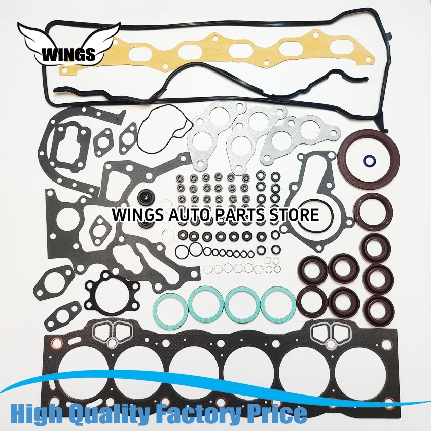 Full repair 1GFE 1G-FE engine gasket kit overhaul kit 04111-70061 For Tooyota CRESSIDA/CROWN GX81 GS131 GX71 1988cc 1988-2001