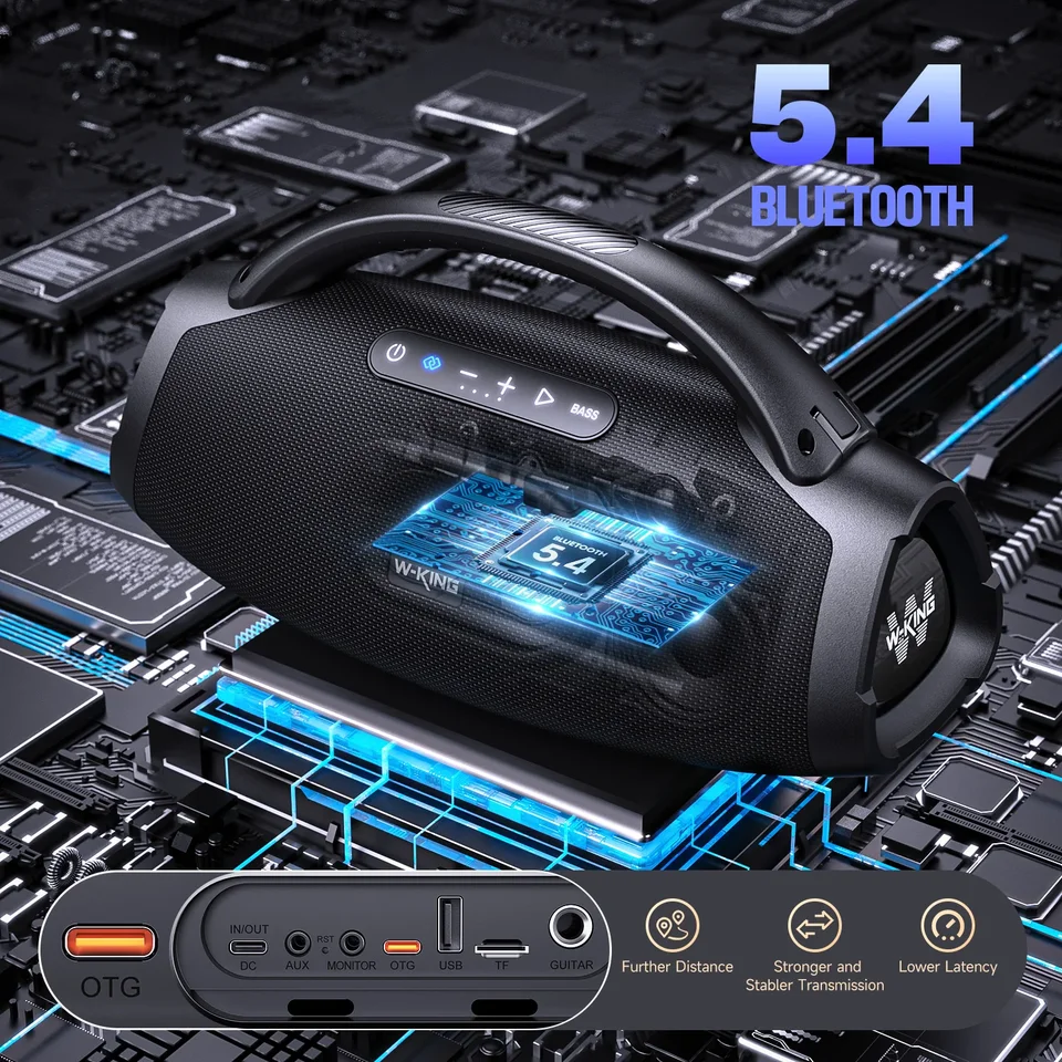 W-KING X20S Portable Bluetooth Speakers 140W RMS Massive Bass