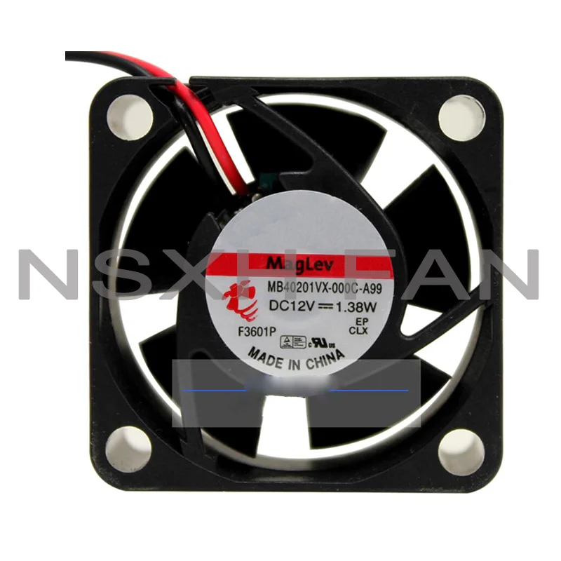 MB40201VX-000C-A99 12V 1.38W 40x40x20mm 2-Wire Server Cooling Fan