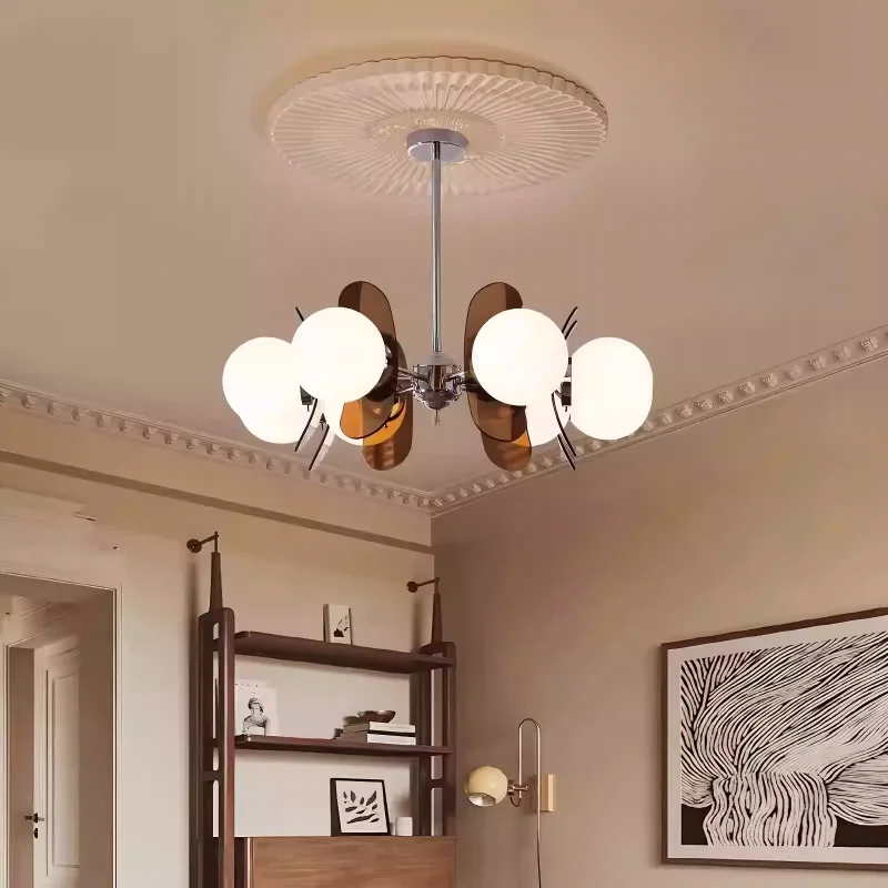 2026 Nordic Modern Medieval Art Acrylic Living Room Dining Room Study Bauhaus Bedroom Memphis Chandelier