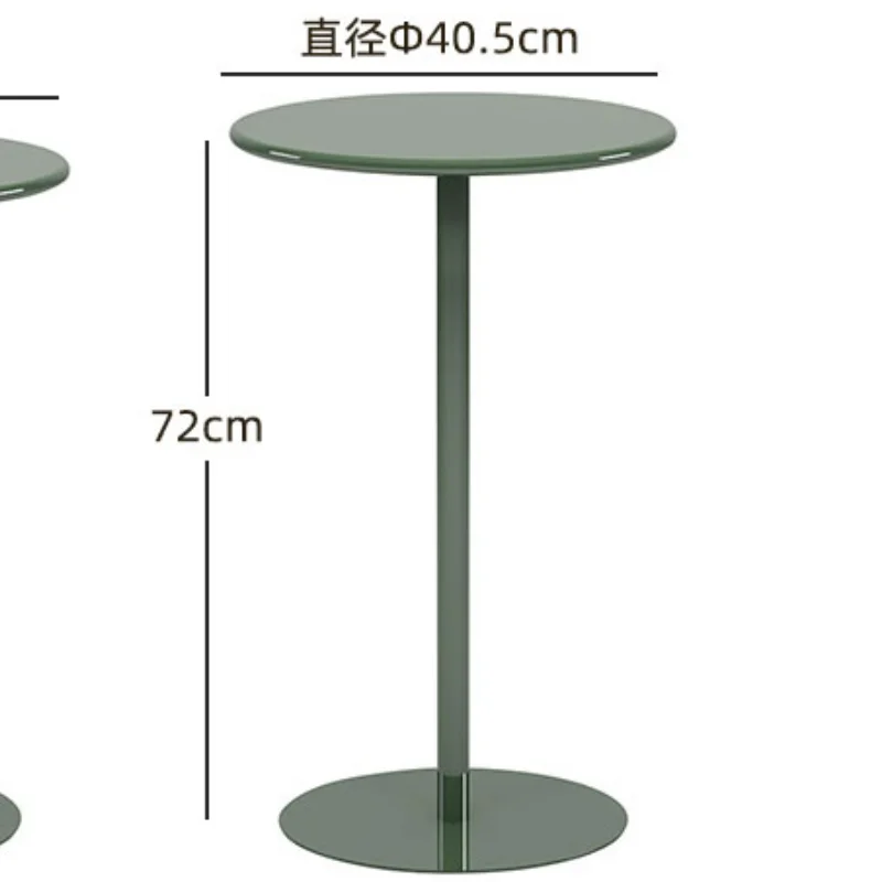 Mesa de centro moderna y sencilla para tienda, mesa redonda pequeña para conferencias, mesa de recepción y silla, combinación de muebles