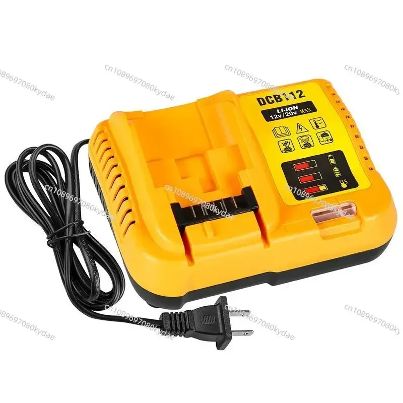 Adapted To DeWALT Battery Charger 10.8V/18V/20V Power Tool Lithium Battery Drill Wrench DCB112