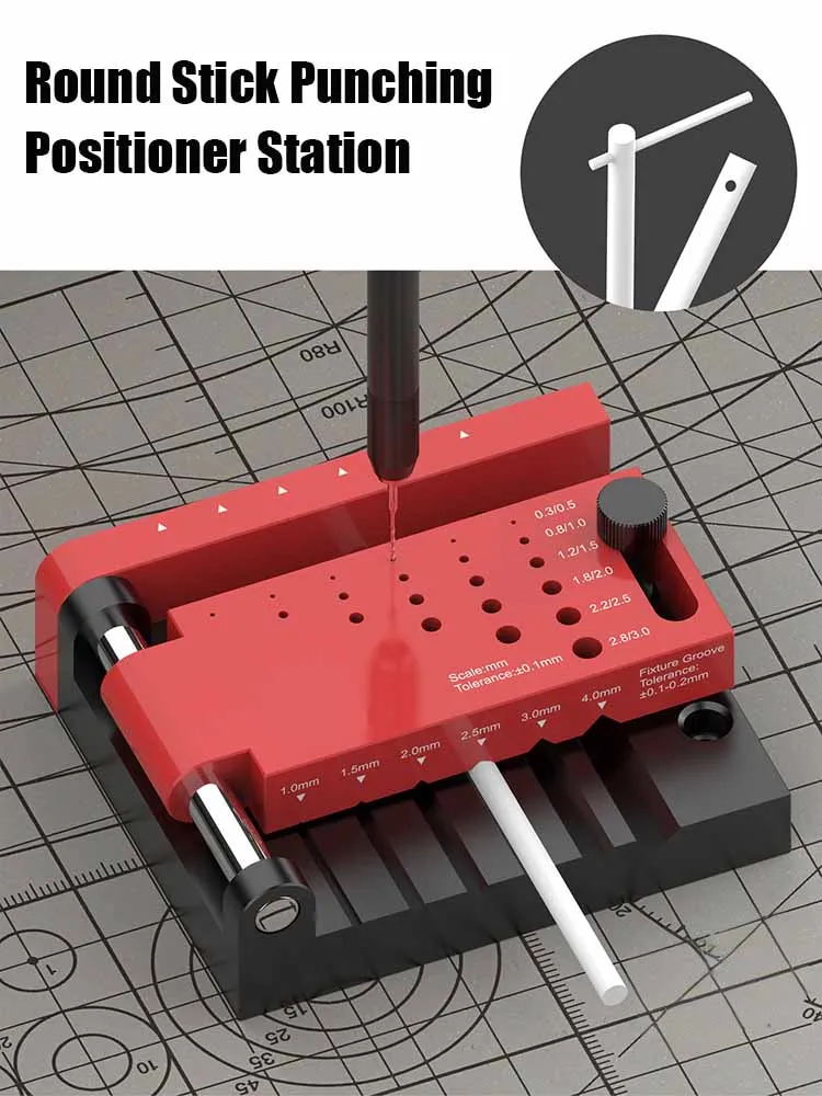 

T0012 круглый стержень, центральное сверление, приспособление для скважин, локатор, модель, аксессуары для изготовления хобби, инструменты