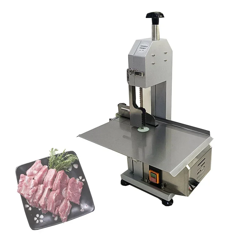 

Быстрая пила для костей Коммерческий настольный станок для резки костей Резка костей, куриных ребер и т. д.