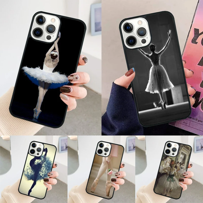 Ballet Ballerina Dancer phone case Cover For iPhone 14 15 16 Pro Max SE 2020 coque For apple 11 12 13 Pro Max Mini 7 8 Plus