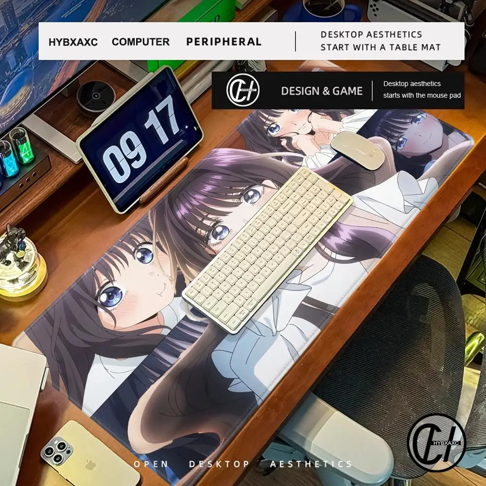 New Anime The Fragrant Flower Blooms with Dignity Mouse Pads Extended Gaming Keyboard Mats Large 90x40cm XXL Gamer Mousepad