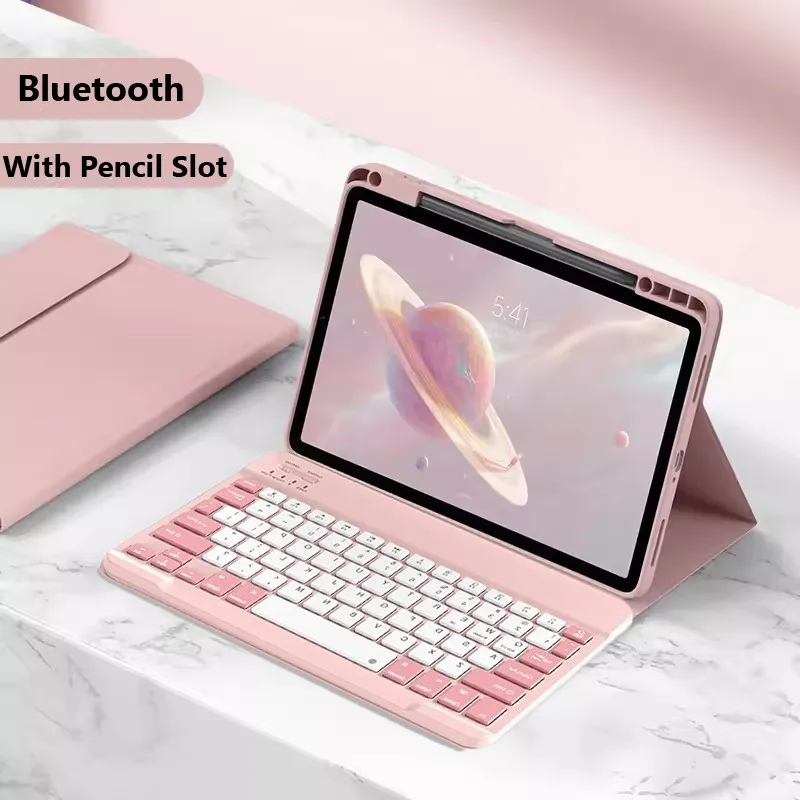 

Case with Bluetooth Keyboard for OPPO Pad Neo 11.4 Inch 2024 Pad3 11.61 Pad2 PadAir 2 Air 10.36 Pad 11 Cover with Pencil Holder
