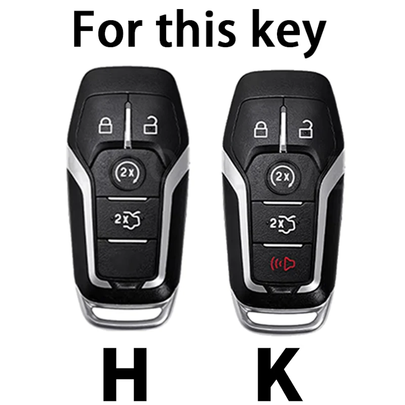 لفورد فيوجن F-150 حافة اكسبلورر موستانج لينكولن MKZ MKC البلاتين 2016 F150 الوهق 5 أزرار غطاء مفتاح السيارة عن بعد