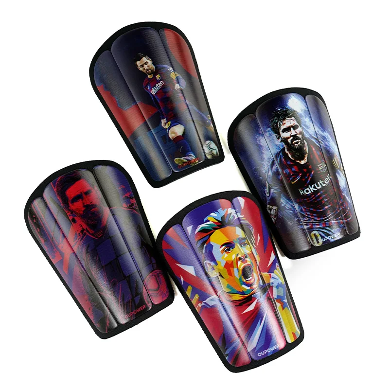 واقيات ساق كرة القدم من ألياف الكربون من Oupower، شعار مخصص، صورة شخصية، C3 Mini، خفيفة للغاية، قابلة للتنفس، احترافية